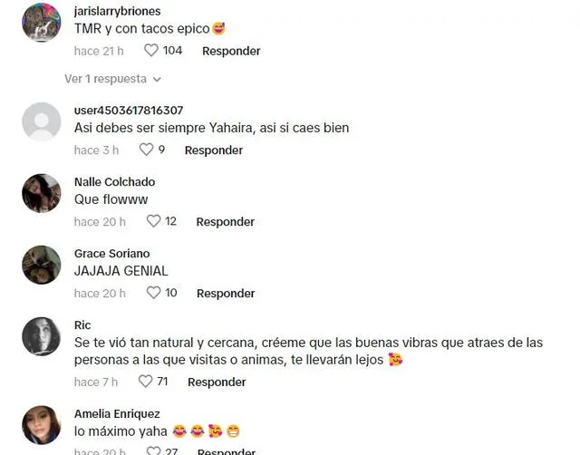 Comentarios sobre el baile de Yahaira Plasencia.