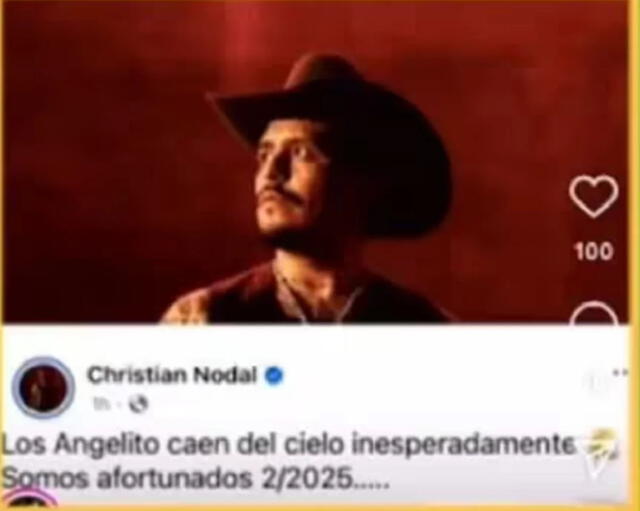 Christian Nodal habría revelado la fecha de nacimiento de su hijo con Ángela Aguilar.