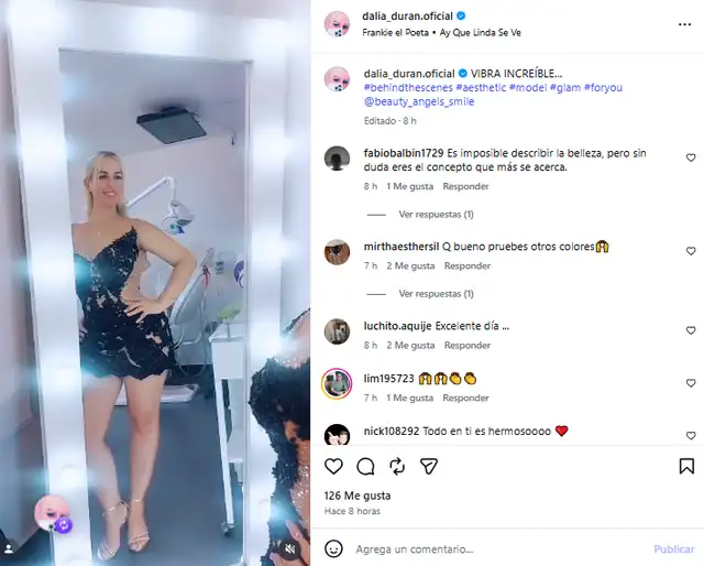 Dalia Durán se luce empoderada en sus redes sociales.