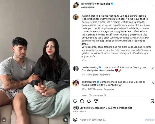Influencer anuncia entre lágrimas que perdió a su bebé.