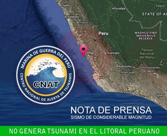 ¿Alerta de Tsunami tras temblor en Lima? Marina de Guerra lanza comunicado tras sismo.