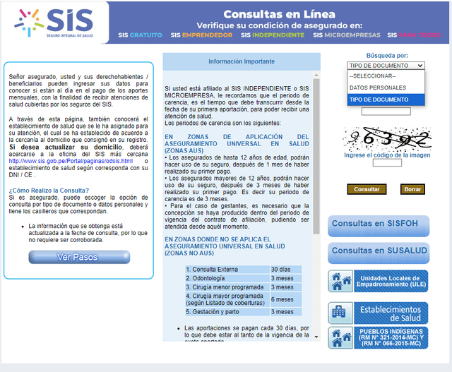 Descubre cómo verificar tu estado en el SIS.