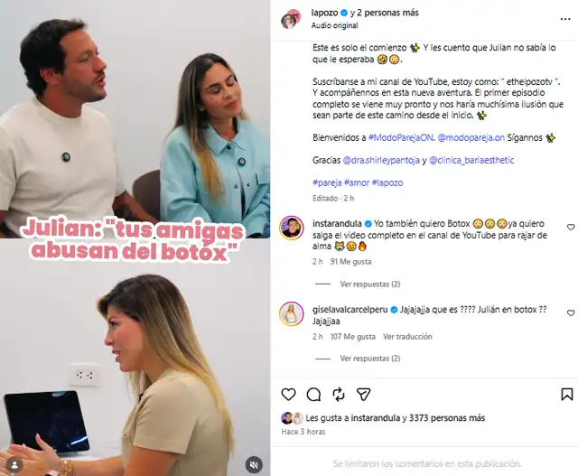 Ethel Pozo lanza su nuevo proyecto con Julián Alexander. Ethel Pozo lanza su nuevo proyecto con Julián Alexander.