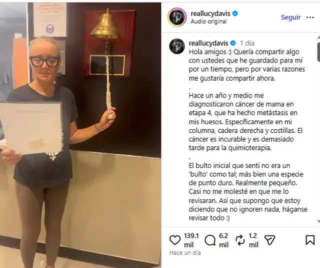 Querida actriz Lucy Davis conmueve con publicación donde se sincera.