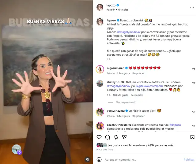 Ethel Pozo toma desesperada medida con Magaly Medina tras exponerse chat donde la ‘insulta’ tras entrevista Ethel Pozo toma desesperada medida con Magaly Medina tras exponerse chat donde la ‘insulta’ tras entrevista