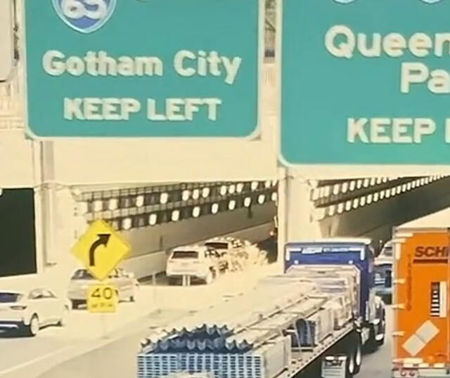  Gotham City apareció en un frame de la película Superman. Foto: DC Studios   