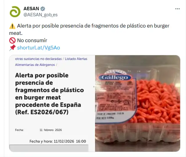 ¿Qué marca de hamburguesa será retirada del mercado por ser peligrosa para el consumo humano?