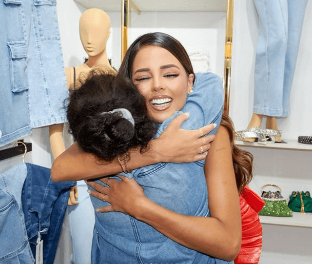 Luciana Fuster inauguró hace pocos días su primera tienda en Gamarra.  