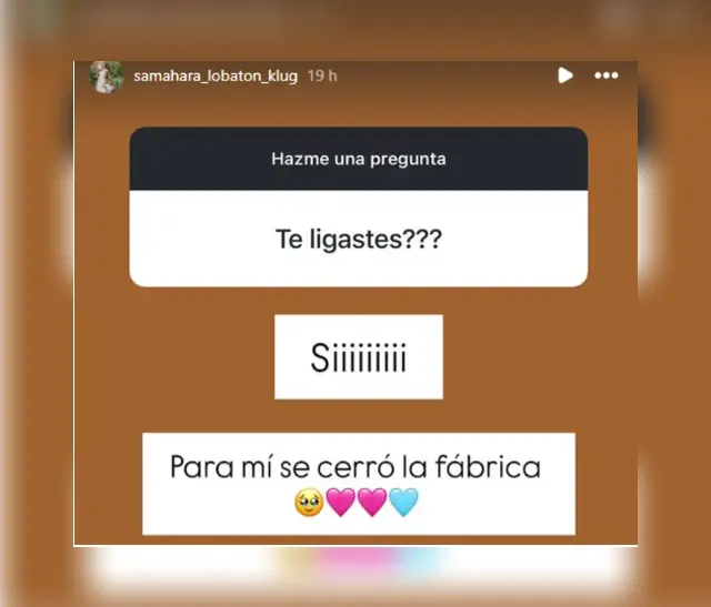Samahara Lobatón revela que se ligó para no volver a tener más hijos Samahara Lobatón revela que se ligó para no volver a tener más hijos