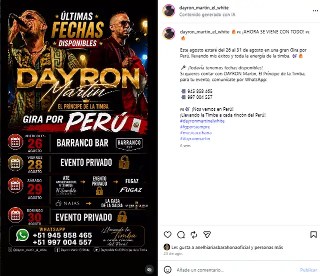 Pamela López se ‘pasa de copas’ y tiene impensado encuentro con Dayron Martin tras oficializar a Franco Portales