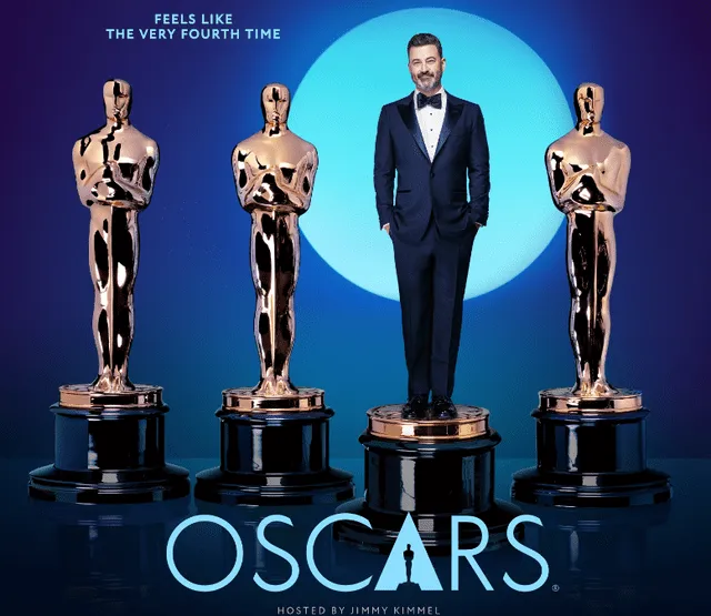 Premios Oscar 2024 será conducido por Jimmy Kimmel.  