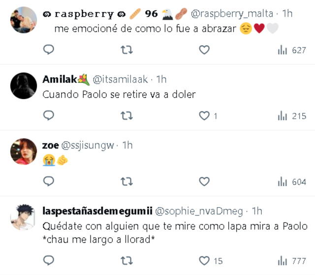 Así reaccionaron usuarios en redes sociales al ver el abrazo de Lapadula y Paolo Guerrero    