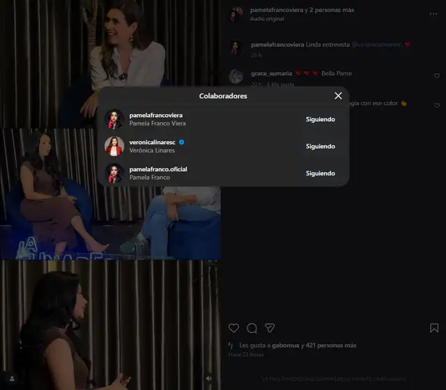 ¿Entrevista de Pamela Franco y Verónica Linares fue ELIMINADA tras acusaciones contra programa de María Pía Copello? ¿Entrevista de Pamela Franco y Verónica Linares fue ELIMINADA tras acusaciones contra programa de María Pía Copello?