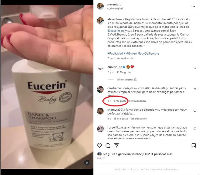 Ale Venturo decidió limitar comentarios en sus publicaciones de Instagram   