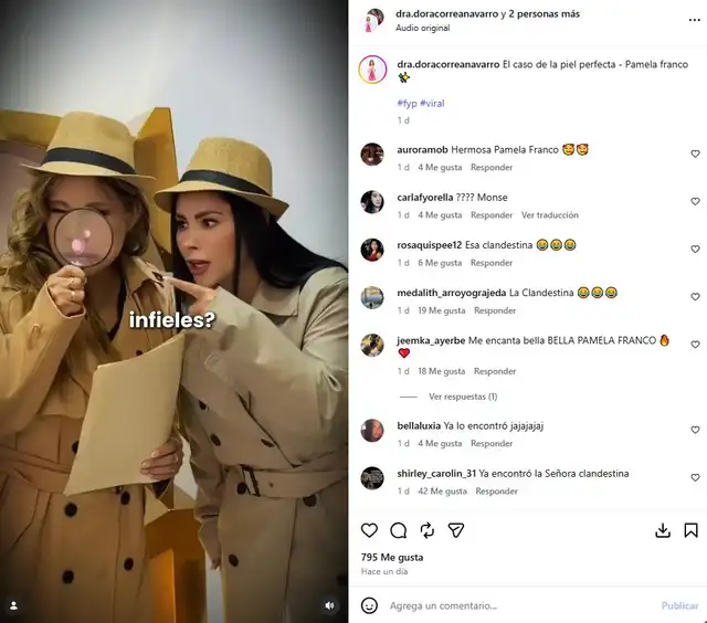 ¿INDIRECTA PARA CUEVA? Pamela Franco desata POLÉMICA al vestirse de detective de infieles: “Ya lo encontró