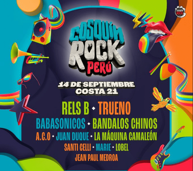 <em>Cosquín Rock Perú con Rels B sorprenderá a su público. Captura: Teleticket</em>   