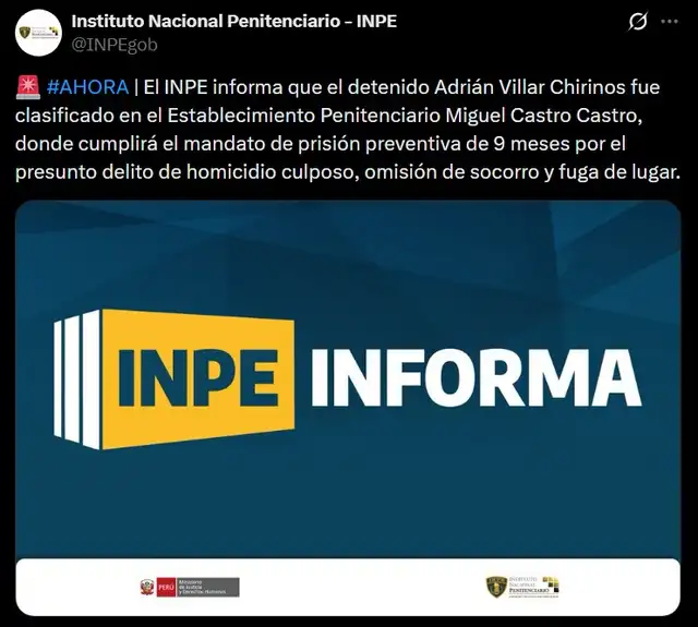 Información sobre Adrián Villar