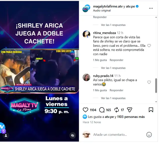 Magaly Medina comete grave error al anunciar beso de Shirley Arica con dos hombres: Modelo toma drástica medida