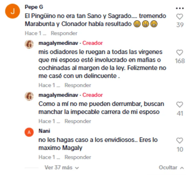 <em>Magaly Medina defiende a su esposo Alfredo Zambrano. Captura: Instagram</em> <em>Magaly Medina defiende a su esposo Alfredo Zambrano. Captura: Instagram</em>