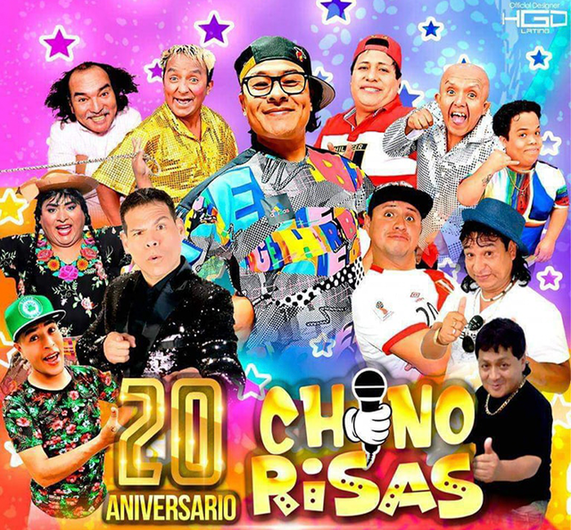 Chino risas y elenco celebraron su aniversario este domingo 26 de febrero. 