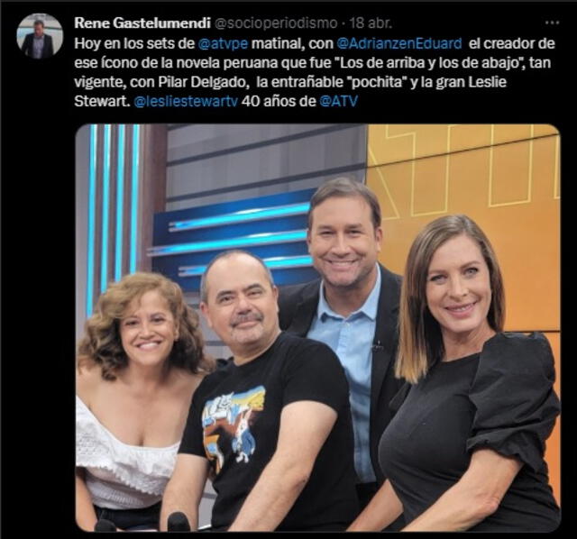 Rene disfruta de su nueva faceta como conductor de ATV Matinal   