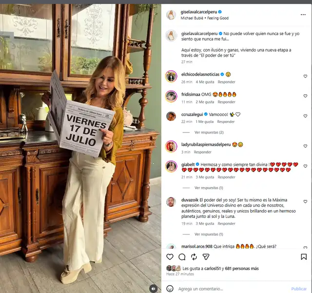 Gisela Valcárcel rompe su silencio con duro mensaje tras entrevista de Ethel Pozo con Magaly Medina
