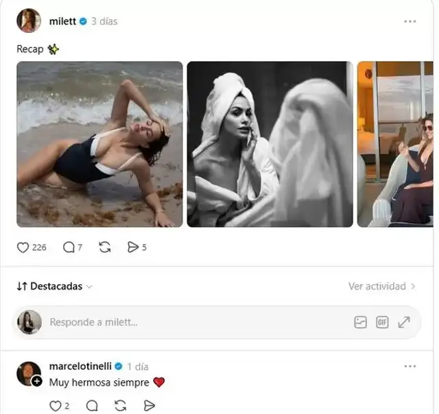¿Milett Figueroa y Marcelo Tinelli SE RECONCILIARON? Conductor emociona con mensaje a modelo