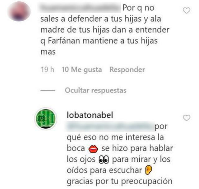  Abel Lobatón respondió a usuario tras especulaciones de que Jefferson Farfán mantiene a sus hijas. Foto: Difusión   