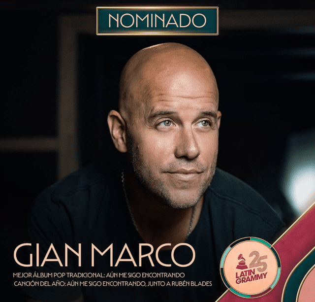 GianMarco nominado a los Latin Grammy 2024.  