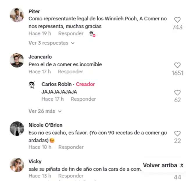 Comentario critican a Alexander Quesquén tras ser acusado de infidelidad. Foto: TikTok. Comentario critican a Alexander Quesquén tras ser acusado de infidelidad. Foto: TikTok.