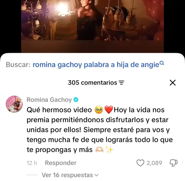 Romina Gachoy se pronuncia sobre exposición de chats privados con Angie Jibaja sobre su ausencia en 15 años de su hija