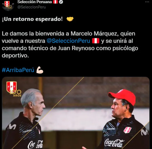 Marcelo Márquez vuelve a la selección peruana. / FUENTE: FPF.   