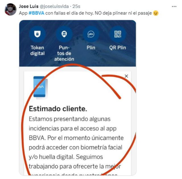 BBVA sufre caída masiva de su app móvil a nivel nacional: qué pasó y cuándo se restablecerá el servicio BBVA sufre caída masiva de su app móvil a nivel nacional: qué pasó y cuándo se restablecerá el servicio