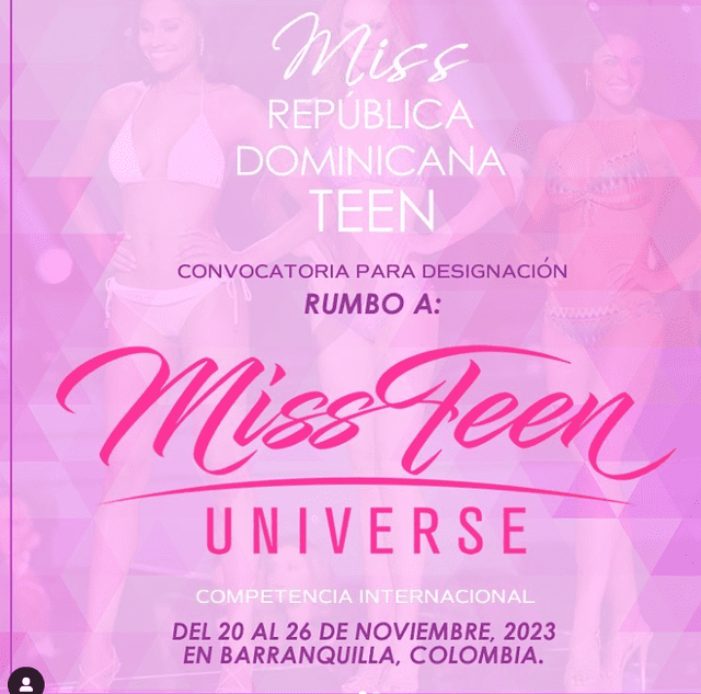 Miss Teen Universe 2023 será en Colombia.