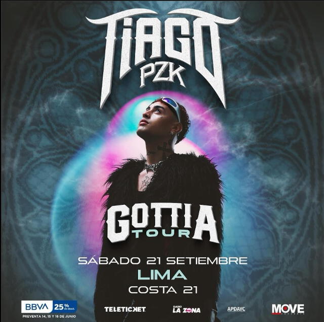Tiago PZK regresa al Perú tras dos años con su Gottia Tour.