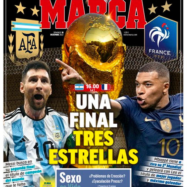 Diario Marca lanza su portada para este domingo. / FUENTE: Twitter. 