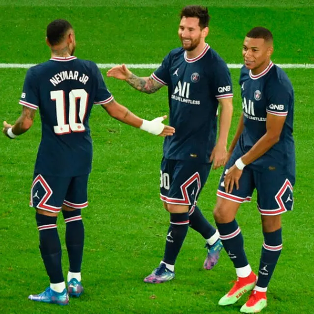 Neymar, Messi y Mbappé continuarían en el tridente del PSG. FUENTE: Efe. 