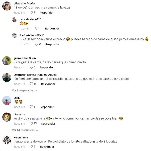 Usuarios reaccionaron al ver el video de los españoles 