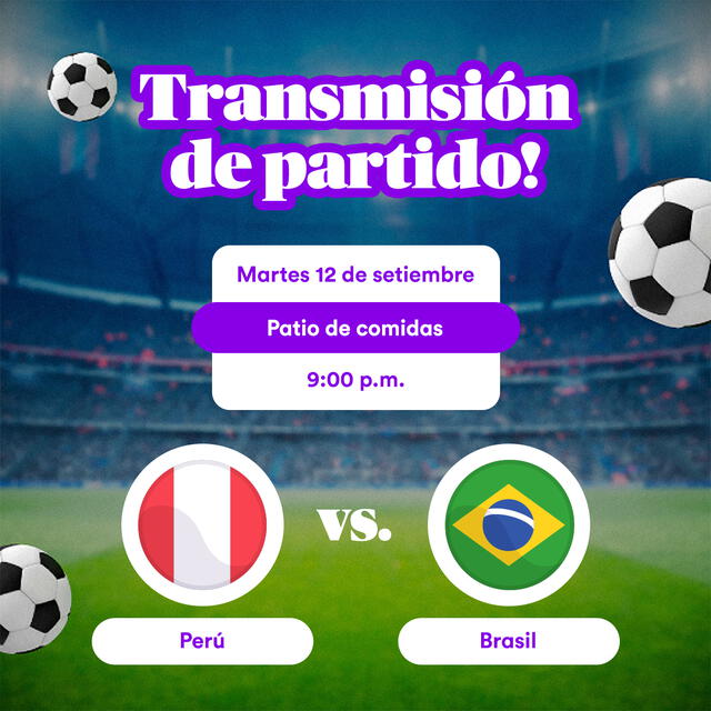 ¿Dónde ver Perú vs Brasil GRATIS? Estos son los centros comerciales que transmitirán el partido