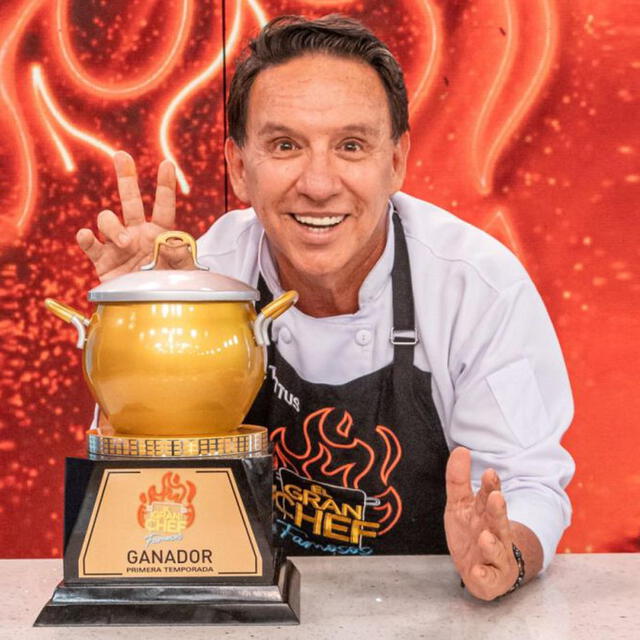 Ricardo Rondón y la vez que ganó la primera temporada de El Gran Chef: Famosos.
