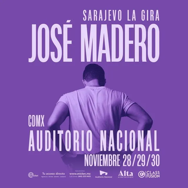  <strong>Concierto de José Madero CDMX 2024</strong>    