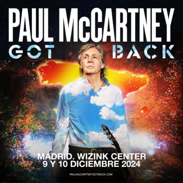 Paul McCartney llegará al Wizink Center en diciembre del 2024.