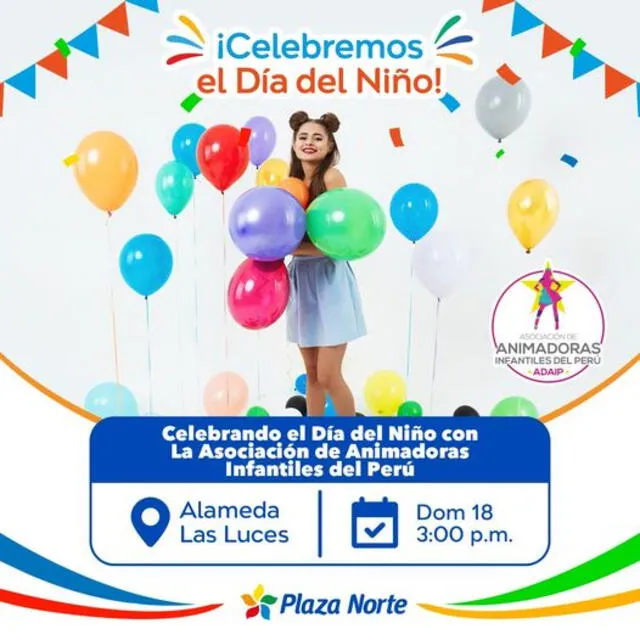 Celebración por el Día del Niño. 