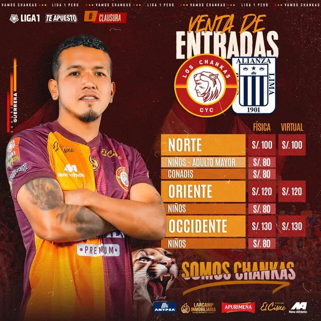 Los Chankas vs. Alianza Lima. 