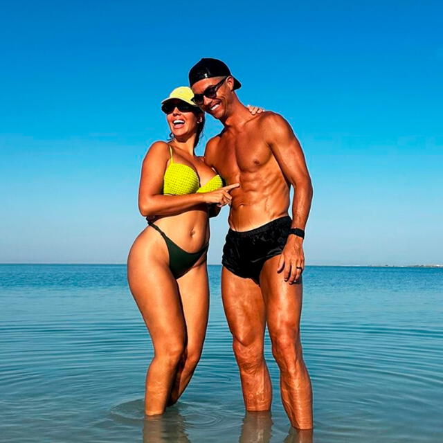 Georgina y Cristiano, la pareja más resaltada en el fútbol. / Foto: Instagram.   