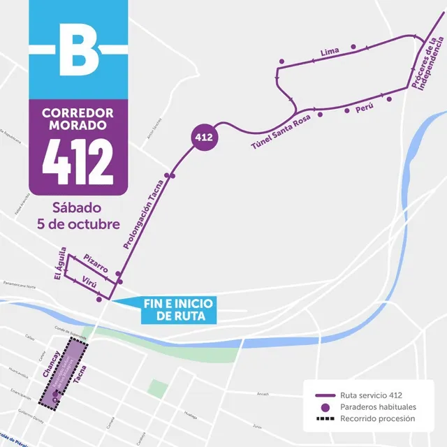 Primer recorrido Señor de los Milagros 2024: Desvíos y horario especial del Metropolitano y Corredores Complementarios