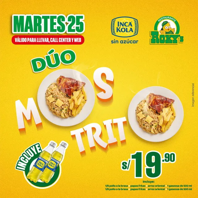 Rokys se vuelve loco y ofrecerá dos monstritos más gaseosa a S/19.90: descubre cómo acceder y hasta cuándo Rokys se vuelve loco y ofrecerá dos monstritos más gaseosa a S/19.90: descubre cómo acceder y hasta cuándo