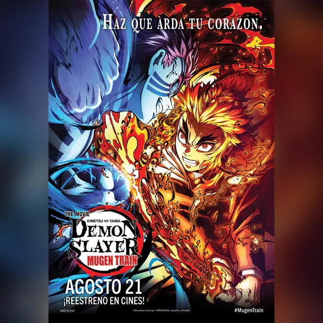  'Demon Slayer: Mugen Train' vuelve a los cines de Perú. Foto: Cinemark   