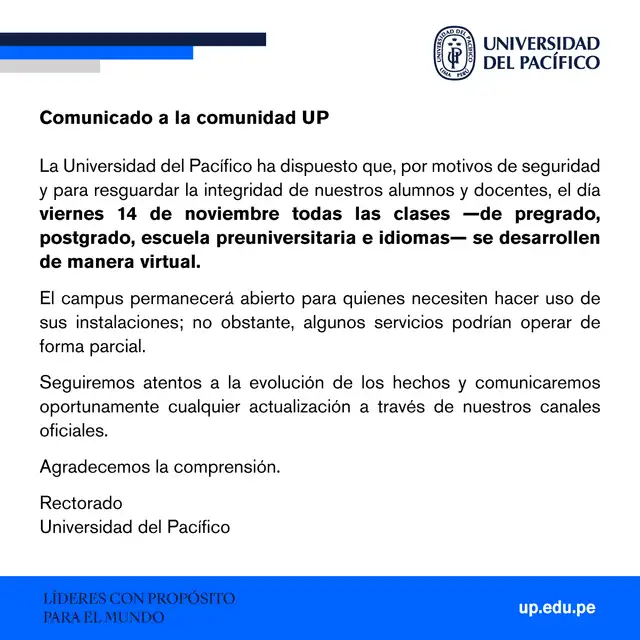 Universidad del Pacífico. Universidad del Pacífico.