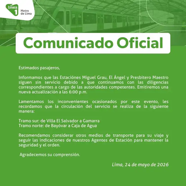 Segundo comunicado oficial por accidente Segundo comunicado oficial por accidente